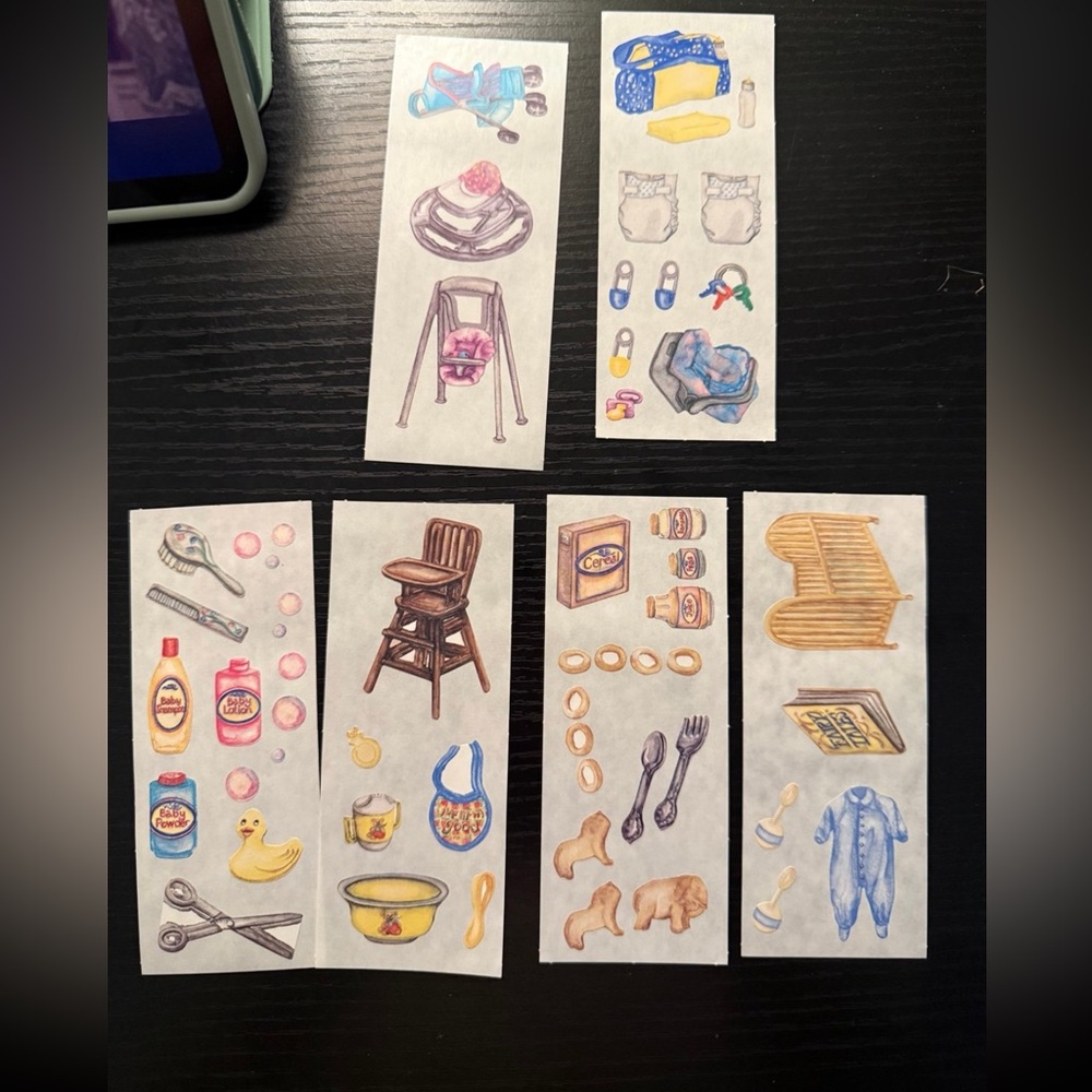 Creative Memories 1999 baby stickers